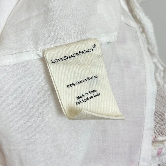 LOVESHACKFANCY Newton Dress in Poppy Pink Size Large - Picture 7 of 12